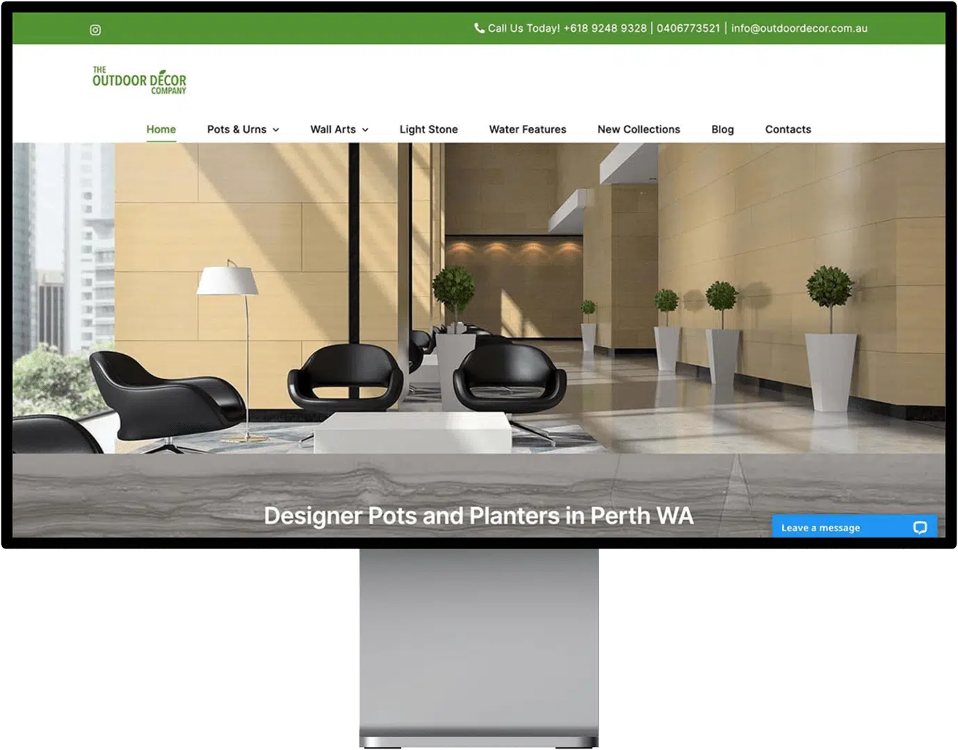 The Outdoor Decor Company Website